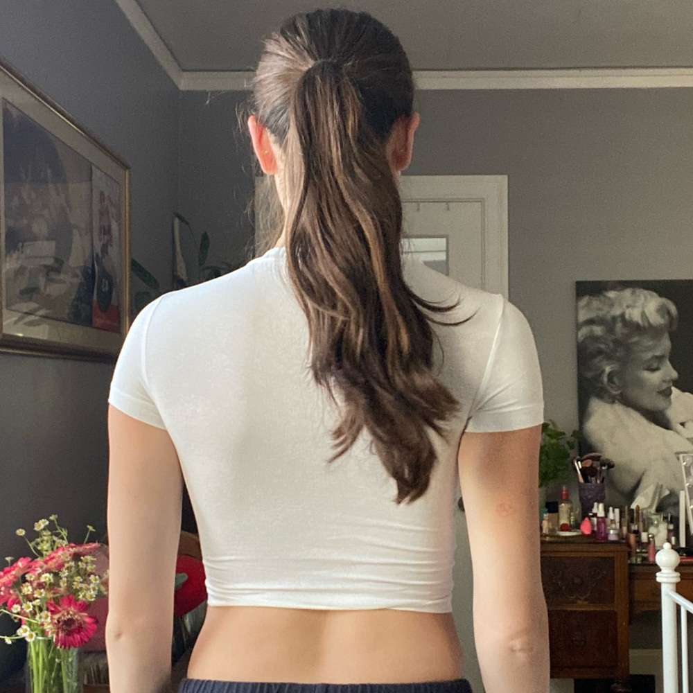 White Baby Tee - Picture 4 of 4